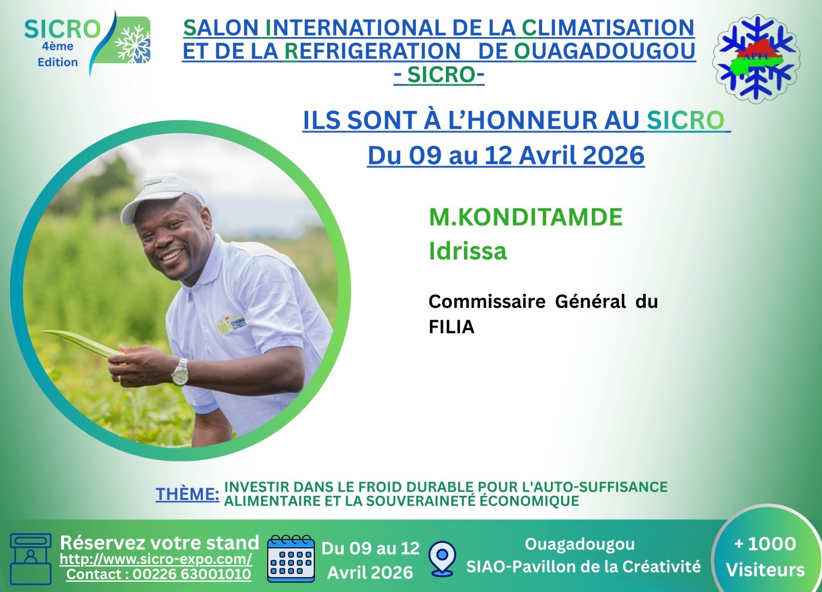 Exposition et vente d'équipements de réfrigération et climatisation